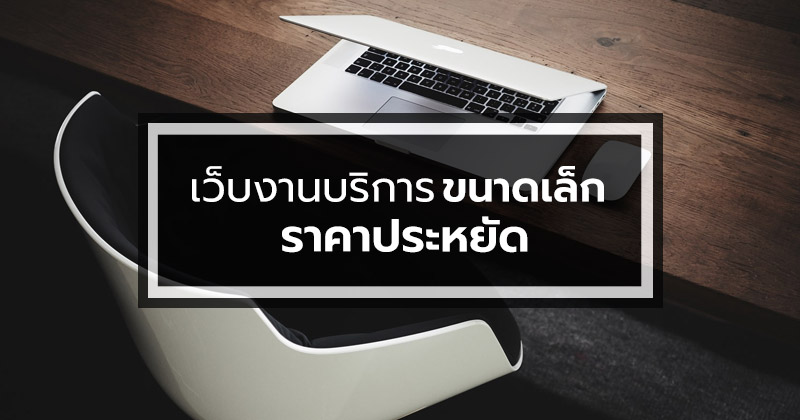 เว็บงานบริการ ขนาดเล็ก ราคาประหยัด