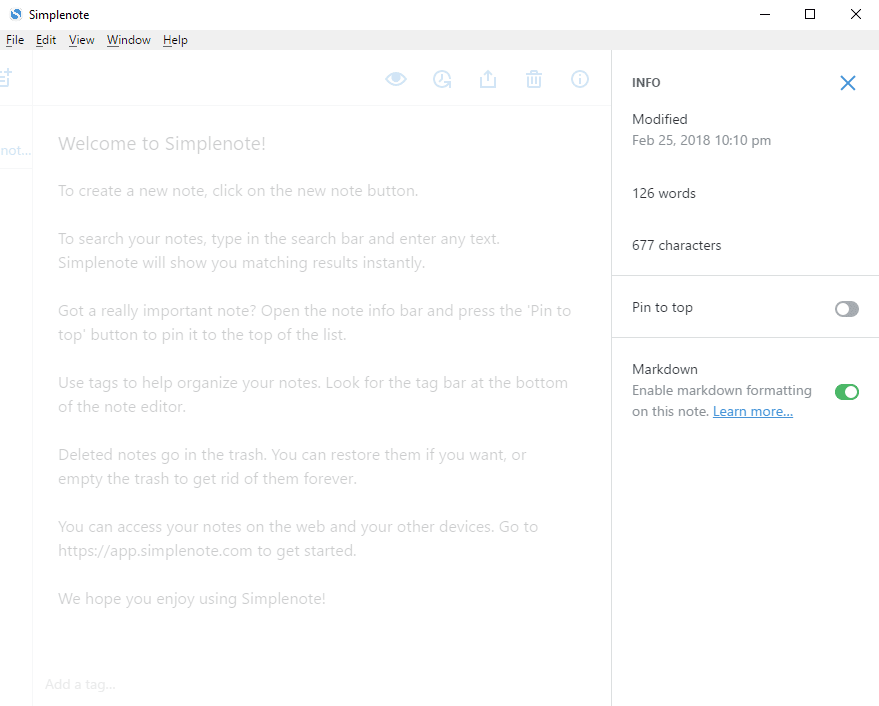 สามารถเปิดฟีเจอร์ Markdown เพื่อจัด format เพิ่มเติม